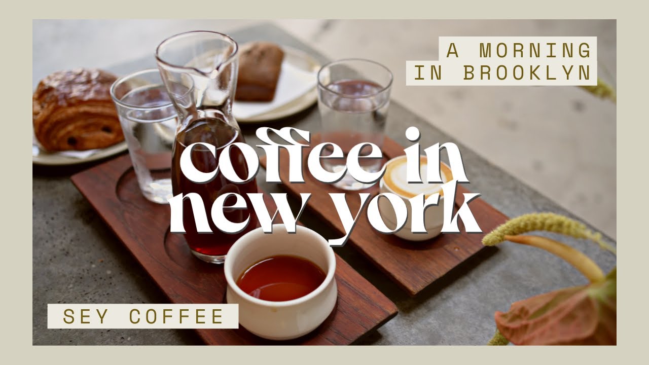 Morning at SEY COFFEE - one of the best coffee shops in America / Bushwick, Brooklyn / NYC Vlog