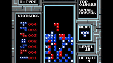 NES Tetris | 18-4 Completion
