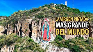 Le PROMETIO a su ABUELITA PINTAR  a la VIRGEN en esta PEÑA-Se tardo 25 AÑOS