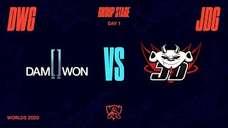 DWG vs JDG | Worlds Group Stage Day 1 | DAMWON Gaming vs JD Gaming (2020)