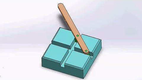Solidworks Double Slider-Crank mechanism tutorial.