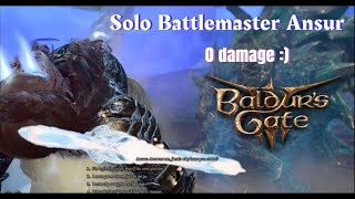 Baldur&#39;s Gate 3 Solo Battlemaster Ansur