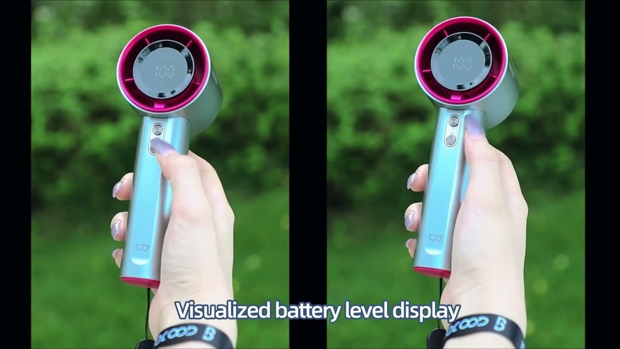 Mini Fan Rechargeable Strong Wind 100 Gear Wind Speed Electric Fan