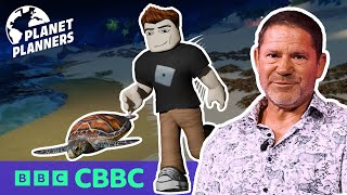 Steve Backshall plays Planet Planners on Roblox! 🌎 | CBBC