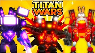 [ROBLOX] Hyper Tv2 vs Hard Map in Titan Wars : Skibidi Toilet Tower Defense