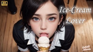 Girl Love Licking Ice Cream.... Yummy
