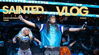 SAINTED VLOG:Performing for the NBA!  | Behind the Scenes with the Charlotte Hornets Halftime Show'
