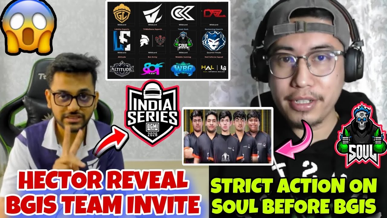 Hector Reveals All BGIS Team Invitation🚨. Ayogi Angry Strict Action 🚫Against Soul Before BGIS 2026🚨.