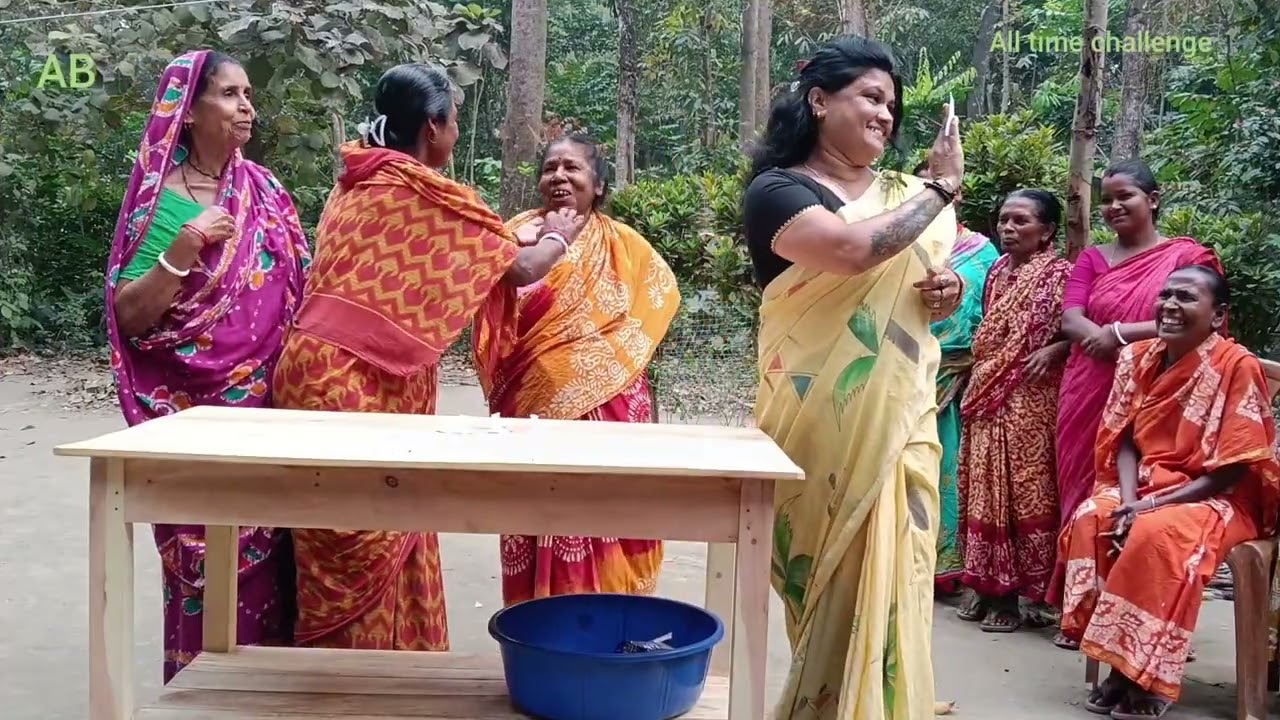 আমার কাকি মামী জেঠি মাসি ওনারা নতুন খেলতে এসেছে😍তাই একটা নতুন খেলা দিলাম ওনাদেরজন্য ওনারা খুব খুশি💞👌