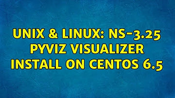 Unix & Linux: NS-3.25 PyViz visualizer install on CentOS 6.5