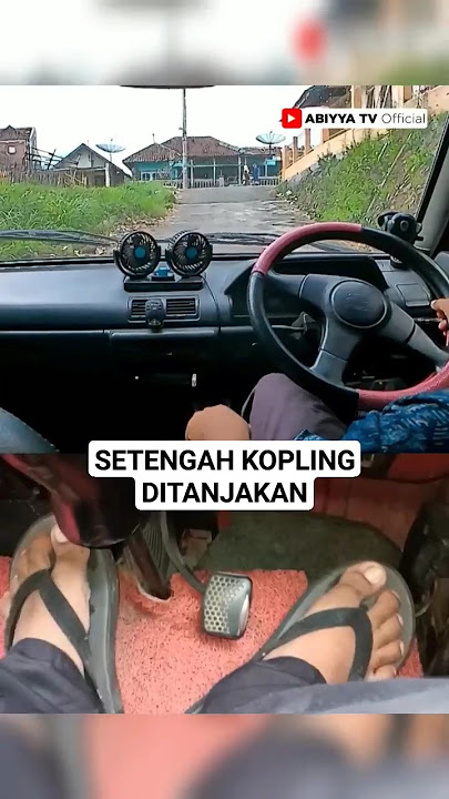 CARA SETENGAH KOPLING DITANJAKAN DENGAN MOBIL MANUAL #abiyyatv #povdrivingcars #belajarmobilmanual