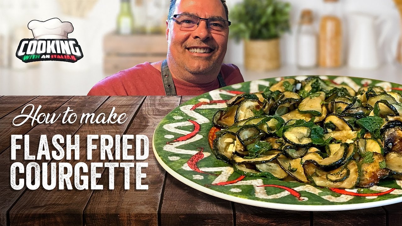 Flash Fried Courgettes (fried Zucchini) With Mint and Garlic YouTube