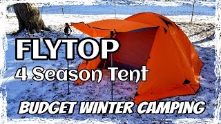 Flytop 4 Season Tent Review | Winter Budget Camping