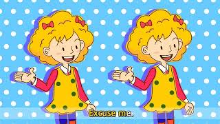 Information Excuse me  Where's the bank Asking the way   Education Rap for Kids   English song with lyrics Guide