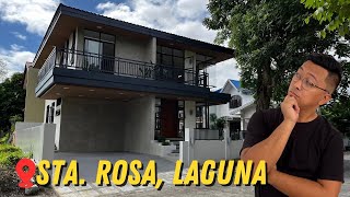 Inside A P22M Modern Minimalist Home | La Residencia Sta Rosa Laguna | Nuvali | Corner Lot