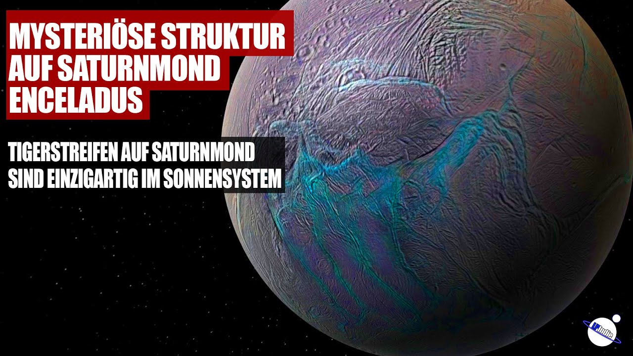 ⁣Mysteriöse Struktur auf Enceladus - Tigerstreifen auf Saturnmond sind einzigartig im Sonnensystem