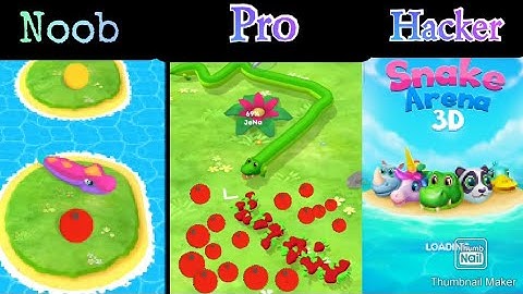 Noob vs Pro - Snake Arena