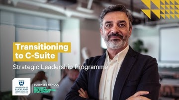 Transitioning to C-Suite: Strategic leadership programme