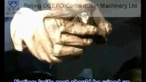 Operation video of Semi automatic GZL-45 thread cutting machine