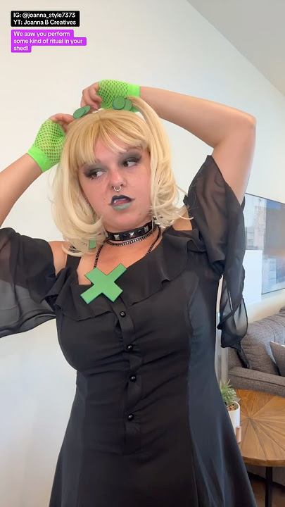 Eco goth, Wiccan, still counts as a witch! #hexgirls #cosplay #closetcosplay #cosplayer