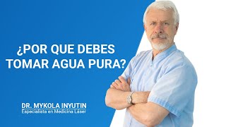 ¿Por qué debo tomar agua pura?