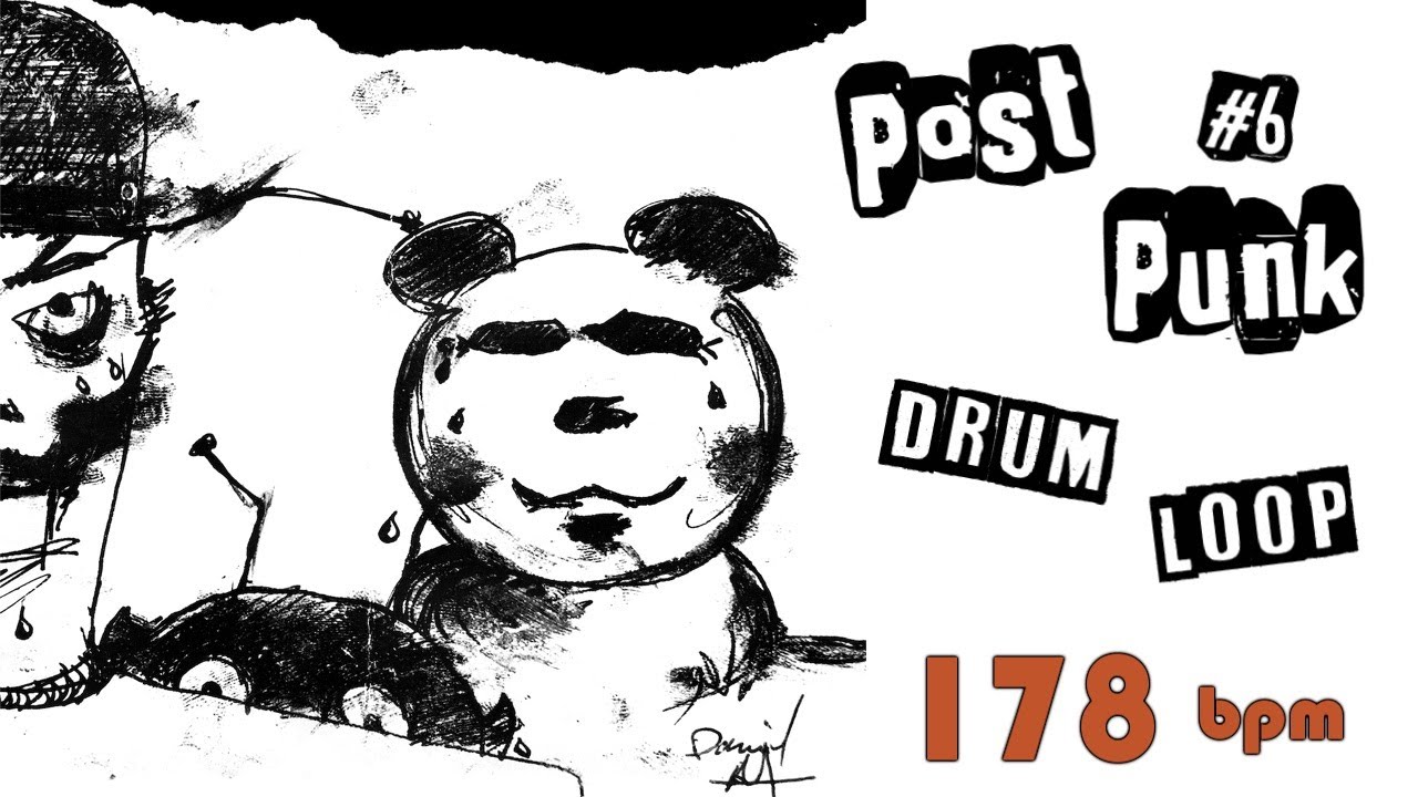 Post Punk Drum Loop #6 - 178 bpm - YouTube