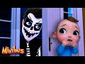 Scary Monsters Go Away! - Halloween Songs &amp; Scary Nursery Rhymes for Kids | Minibus