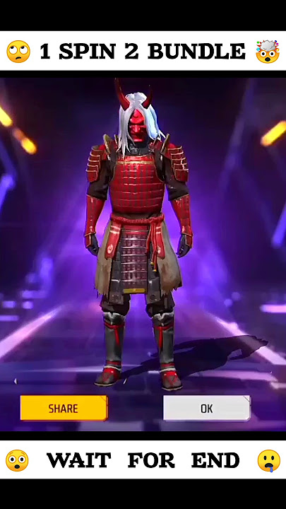 Zombie Samurai Bundle Ring Event Free Fire #shorts