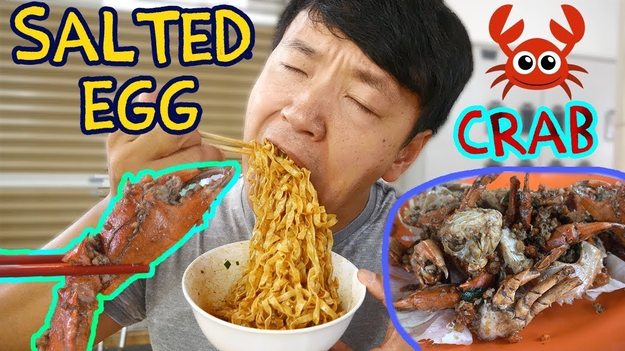 SALTED EGG CRAB! Street Food Tour of Old Airport Road Hawker Center | Strictly Dumpling