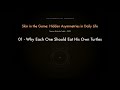 01 - Why Each One Should Eat His Own Turtles