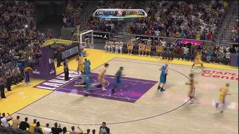 Nba 2k10 gameplay Kobe Bryant