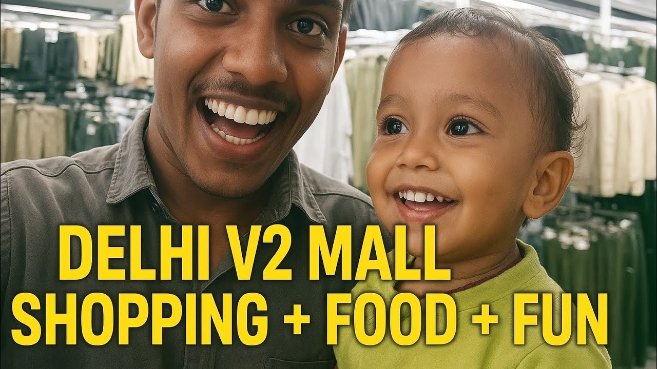 Delhi V2 Mall Vlog | Shopping, Food & Fun in Delhi