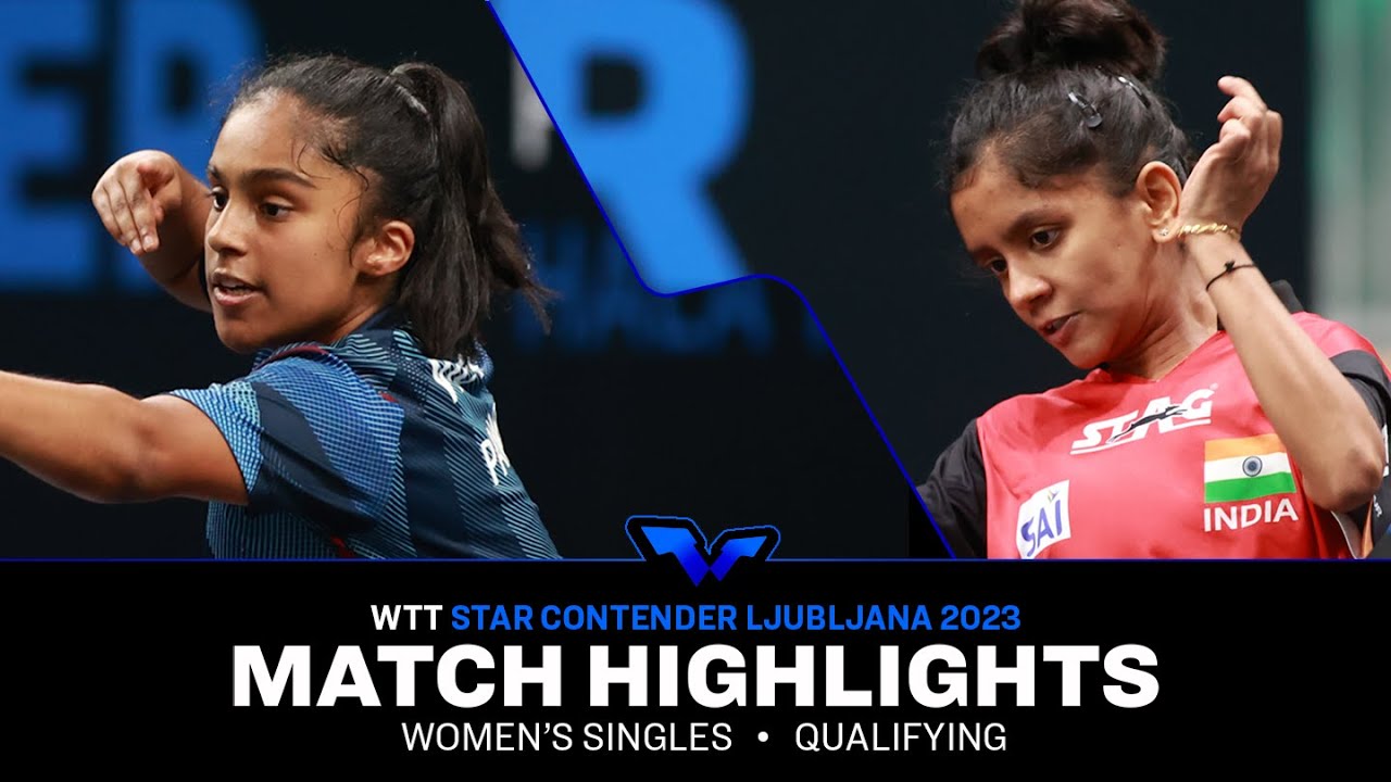 Manika Batra vs Sreeja Akula | WTT Contender Budapest 2021 (1/4)