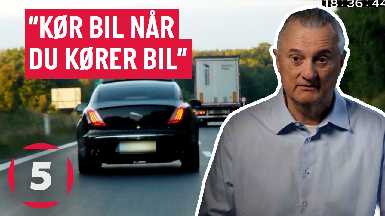 Provokerende Jaguar og uopmærksom Audi | Fanget På Politiets Kamera | Kanal 5 Danmark