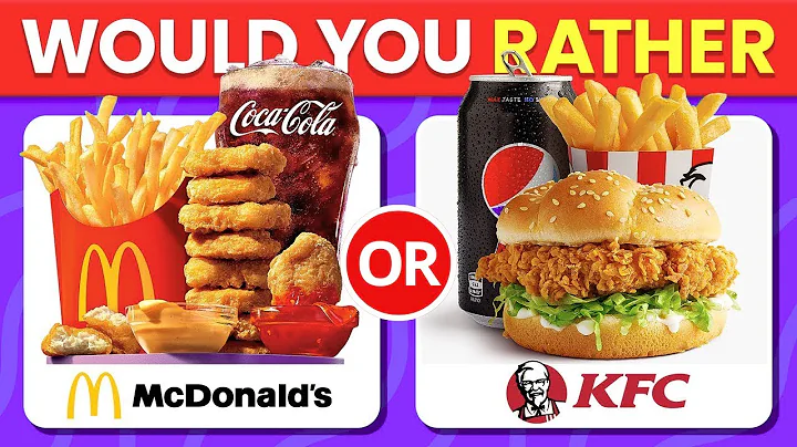 Would You Rather? Junk Food Edition 🍔🍟 | Food Quiz