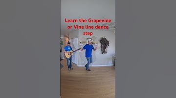 Let’s learn 1 basic line dance step. The grapevine or vine. Let’s dance