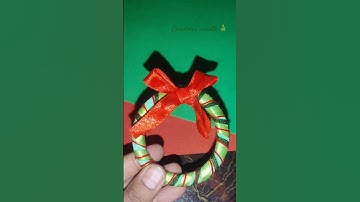diy Christmas wreath 🎄😱 #diy #art #viral #shorts #christmas