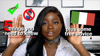 5 THINGS YOU NEED TO KNOW BEFORE YOU COME TO ITALY + SOME FREE ADVICE