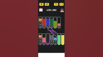 Water sort puzzle - Level 2663 #watersortpuzzle #games #level2663 #puzzle #watersort #gaming #game