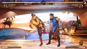 Mortal Kombat 1 Double scorpion op combo