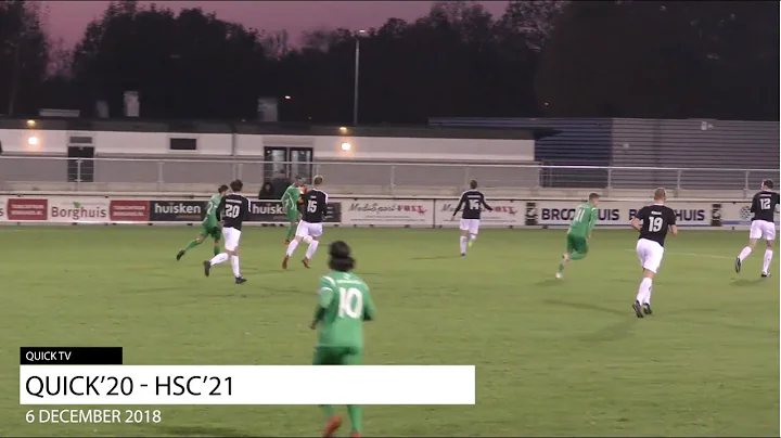 Samenvatting van het restant tussen Quick'20 en HSC '21