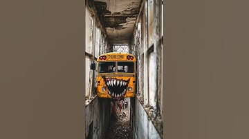 Thumbnail of EVIL SCHOOL BUS EATER IS HERE 🤯 #schoolbus #scary #spooky