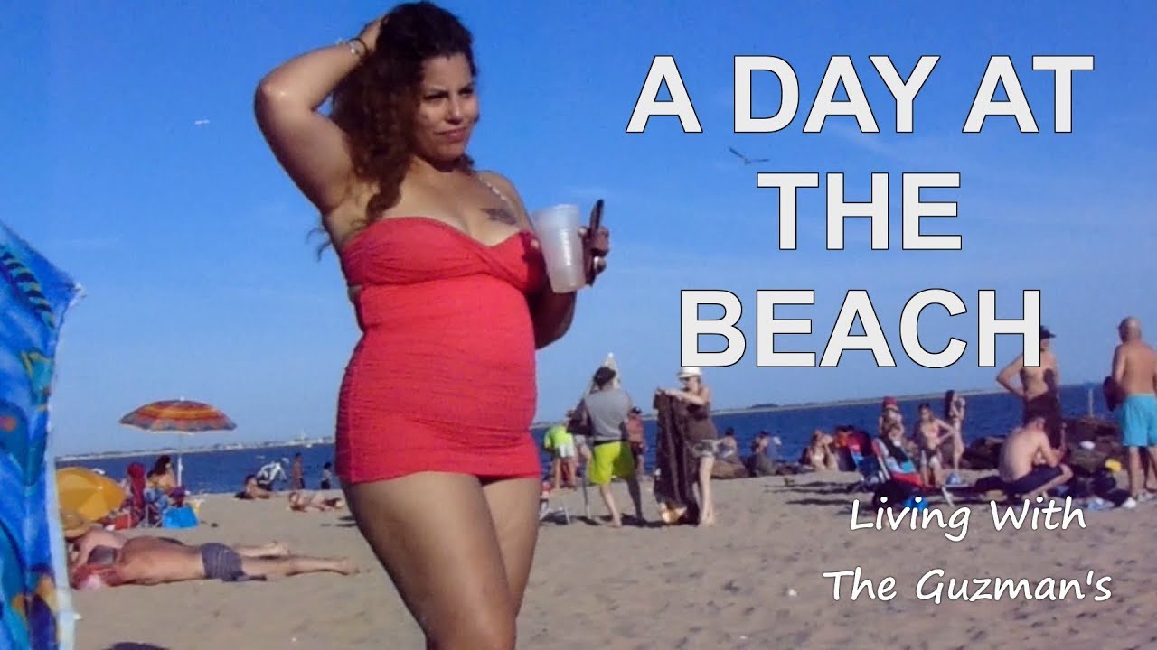 at the beach, beach vlog, vlogging, family fun, swimming, living with the g...