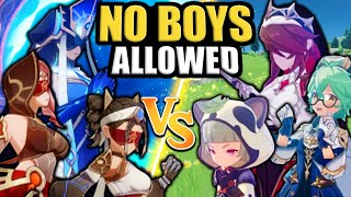 Can You Beat Genshin's Abyss With Only 4 Star Girls?