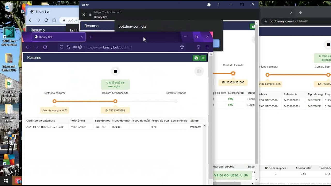 😱MAIS UMA VEZ OPERANDO COM ROBÔS GRATUITOS EM BANCA BAIXA BINARY/DERIV ESTRATÉGIA DOIDA 😱