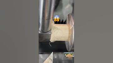 Bamboo Turning Machine #machine #video #wood #cnc