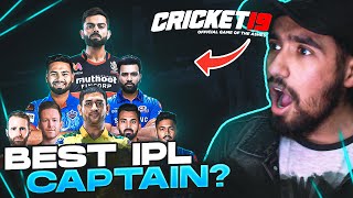 Who is the BEST IPL CAPTAIN? || Cricket 19 screenshot 3