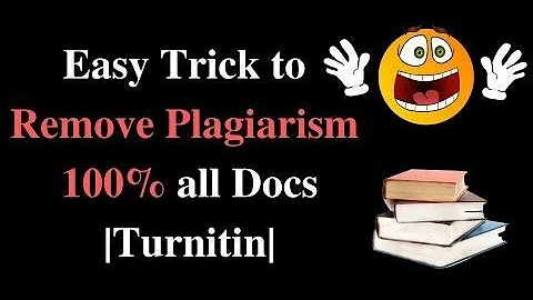 How to remove Plagiarism [100%]  from any Document| Turnitin - DayDayNews