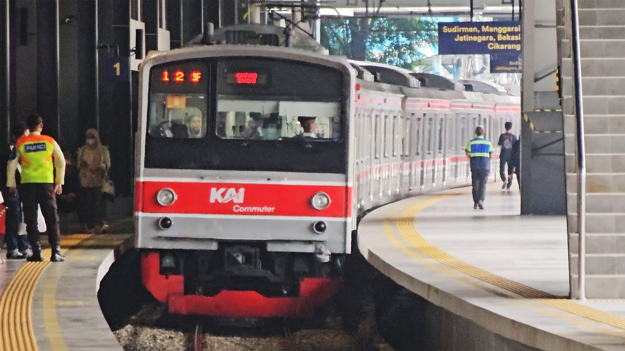 [4K] Stasiun Tanah Abang: Kompilasi Kereta JR 205, TM 6000, EA 203 | KRL Commuter Line (1/8)