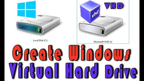 How to create Virtual Hard Drive on Windows 8 and 8 .1